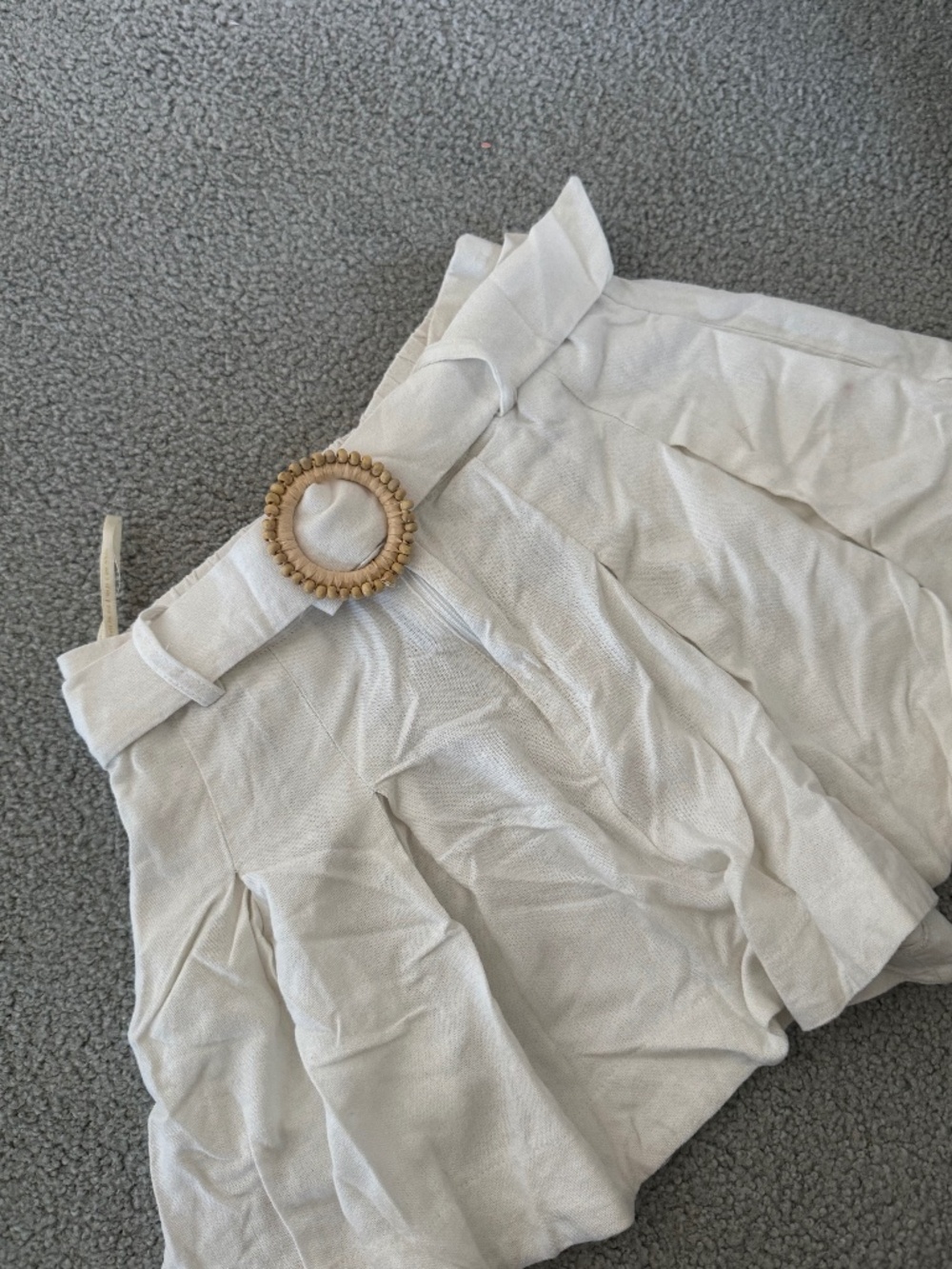 Farm Rio white belted short